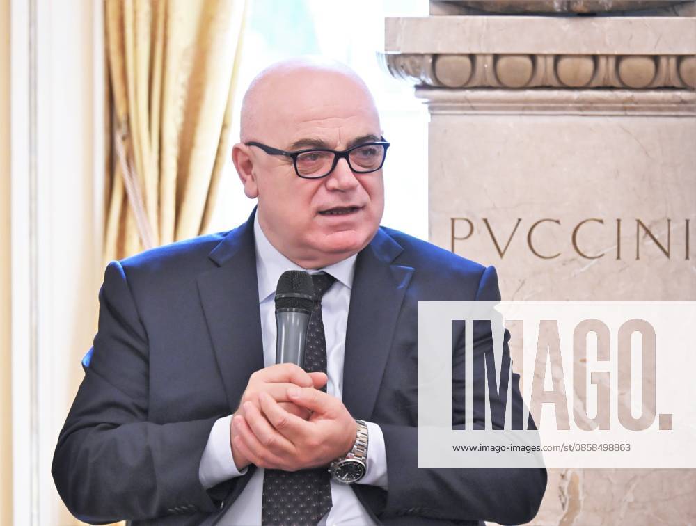 IPA85394694 - Milan,Italy Bizet s CARMEN opera on stage at La Scala institutional presentation conference In the photo:Fortunato Ortombina superintendent of La Scala Milan