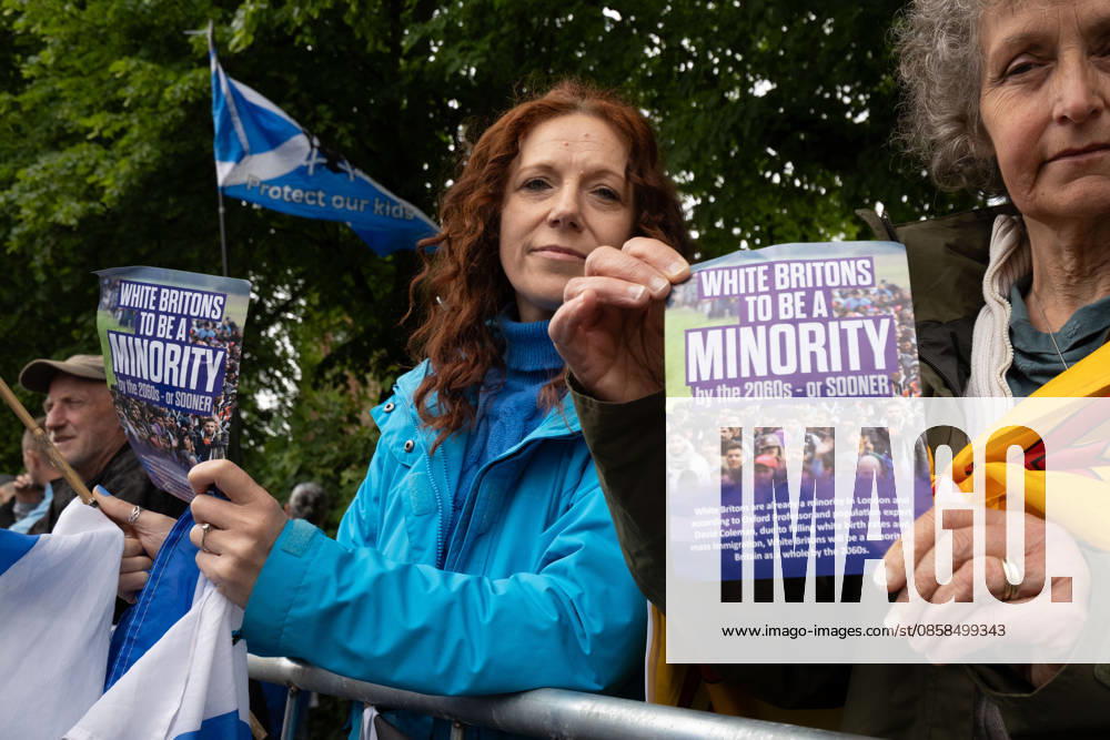 Anti-immigration protesters held a demonstration outside The Queens Hotel in Perth, while pro-immigration protesters aligned with Perth Against Racism staged a Reject Hate And Division counter-demonstration outside the Radisson Blu Hotel opposite. Both hotels are being used to house asylum seekers and have been the focus of similar protests in recent months. Perth UK - ZUMAs357 20260606_zip_s357_012