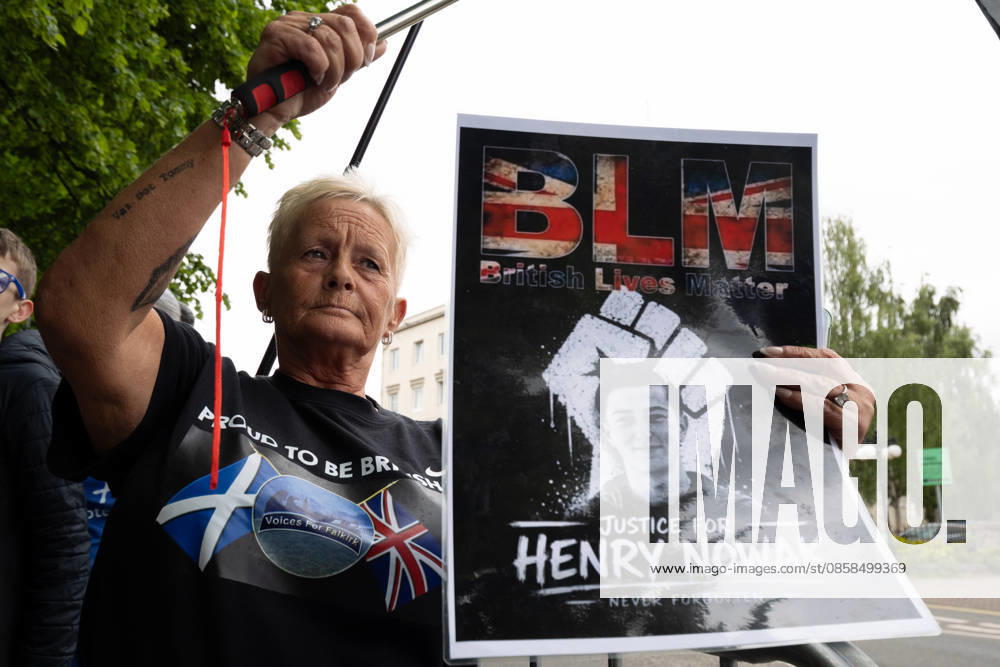 Anti-immigration protesters held a demonstration outside The Queens Hotel in Perth, while pro-immigration protesters aligned with Perth Against Racism staged a Reject Hate And Division counter-demonstration outside the Radisson Blu Hotel opposite. Both hotels are being used to house asylum seekers and have been the focus of similar protests in recent months. Perth UK - ZUMAs357 20260606_zip_s357_014