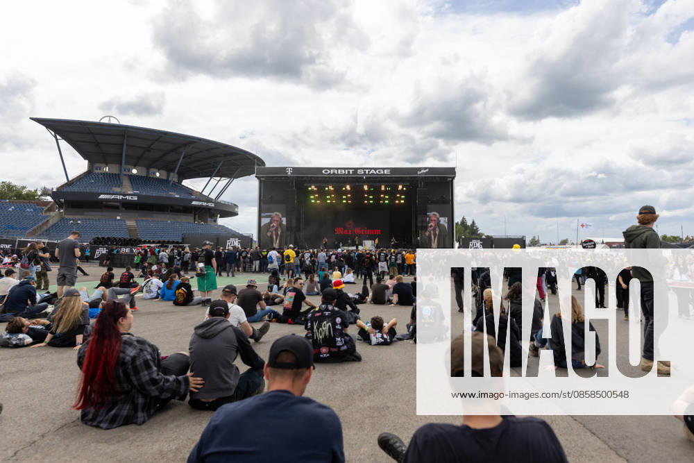 Rock am Ring 2026 06 06 26 Admission time The grounds are filling up and enjoy Max Grimm in front of the Orbit Stage Second festival day on Saturday, 06 06 2026, at Rock am Ring 2026 at the Nürburgring in the Eifel The three-day music festival takes place from June 5 to 7, 2026 and is one of the largest open air festivals in Germany Nürburg Nürburgring