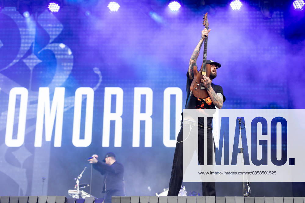 Kristan Dawson guitar during the performance of the British metalcore band Bury Tomorrow as part of the Rock am Ring 2026 festival at the Nürburgring Nürburg Rock am Ring Rheinland Pfalz Germany