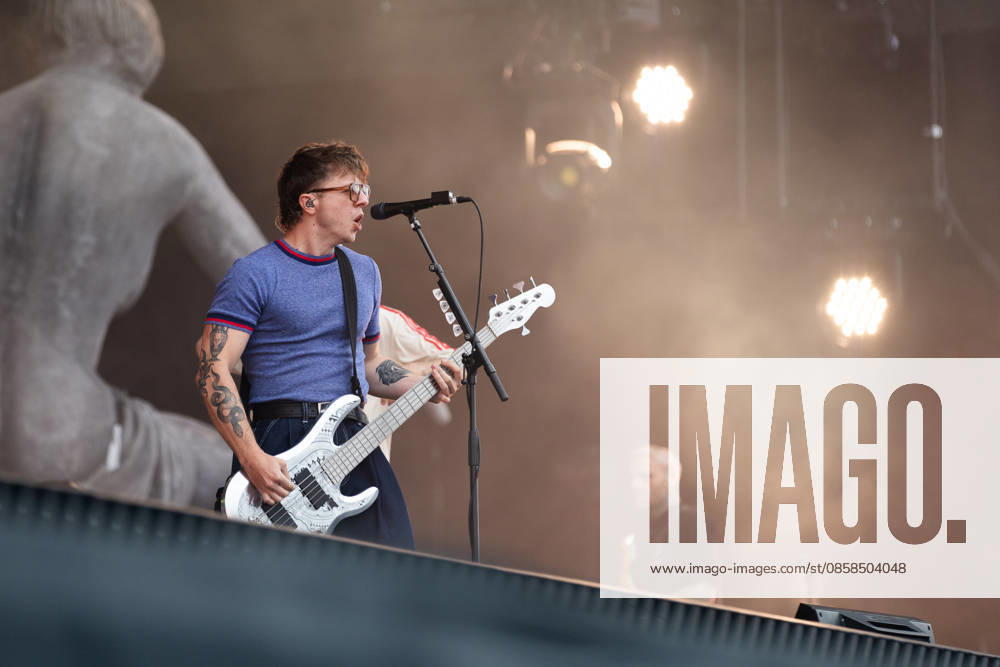 Rudy Purkat bass during the performance of the French metalcore band Landmvrks as part of the Rock am Ring 2026 festival at the Nürburgring Nürburg Rock am Ring Rheinland Pfalz Germany