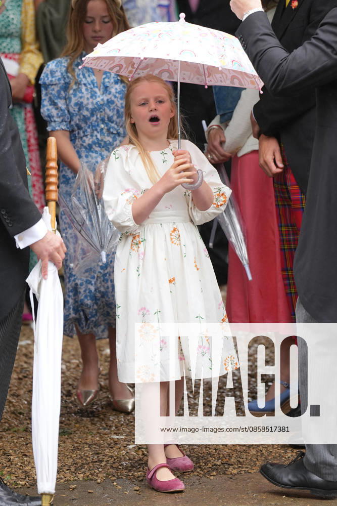 The Wedding of Harriet Sperling to Peter Phillips Lena Tindall attends the Wedding of Harriet Sperling to Peter Phillips at All Saints Church, Kemble, Gloucestershire, UK, on the 6th June 2026. Picture by James Whatling Kemble All Saints Church Gloucestershire United Kingdom WHA-0825