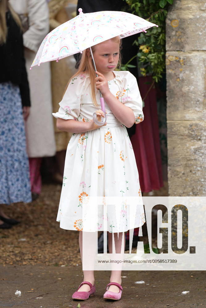 The Wedding of Harriet Sperling to Peter Phillips Lena Tindall attends the Wedding of Harriet Sperling to Peter Phillips at All Saints Church, Kemble, Gloucestershire, UK, on the 6th June 2026. Picture by James Whatling Kemble All Saints Church Gloucestershire United Kingdom WHA-0825
