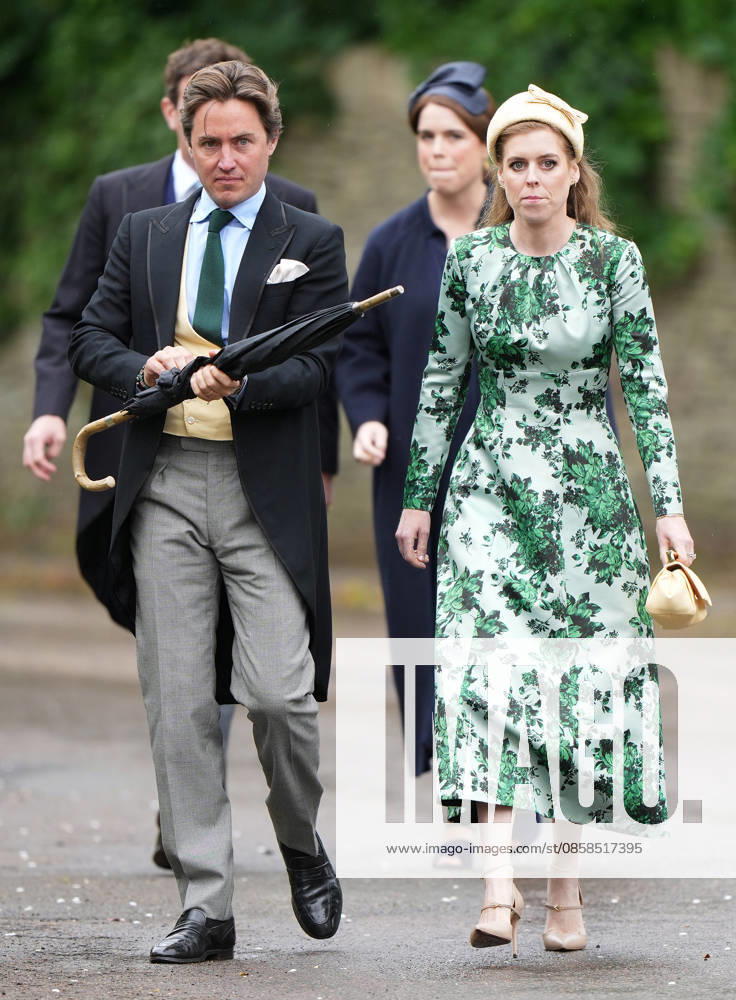 The Wedding of Harriet Sperling to Peter Phillips Edoardo Mapelli Mozzi and Princess Beatrice attend the Wedding of Harriet Sperling to Peter Phillips at All Saints Church, Kemble, Gloucestershire, UK, on the 6th June 2026. Picture by James Whatling Kemble All Saints Church Gloucestershire United Kingdom WHA-0825