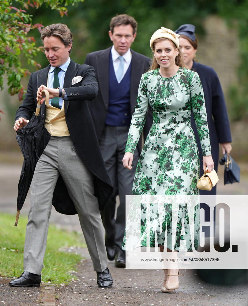 The Wedding of Harriet Sperling to Peter Phillips Edoardo Mapelli Mozzi and Princess Beatrice attend the Wedding of Harriet Sperling to Peter Phillips at All Saints Church, Kemble, Gloucestershire, UK, on the 6th June 2026. Picture by James Whatling Kemble All Saints Church Gloucestershire United Kingdom WHA-0825