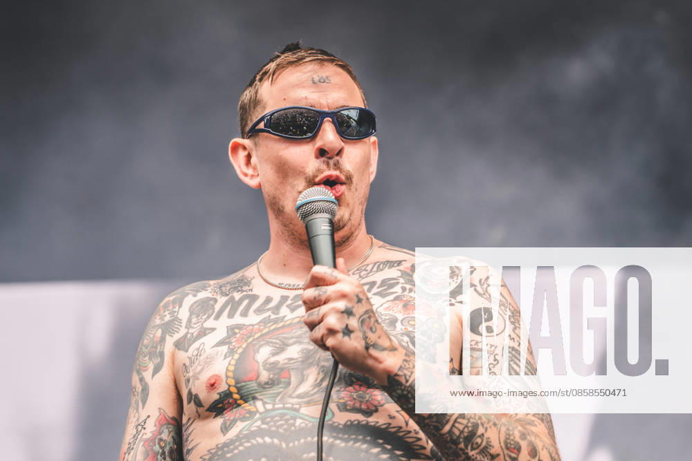 Viagra Boys live at Northside 2026 Aarhus, Denmark. 06th, June 2026. The Swedish punk band Viagra Boys performs a live concert during the Danish music festival Northside 2026 in Aarhus. Here vocalist Sebastian Murphy is seen live on stage. Denmark, Aarhus