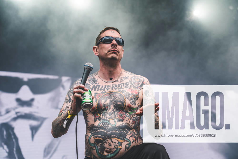 Viagra Boys live at Northside 2026 Aarhus, Denmark. 06th, June 2026. The Swedish punk band Viagra Boys performs a live concert during the Danish music festival Northside 2026 in Aarhus. Here vocalist Sebastian Murphy is seen live on stage. Denmark, Aarhus