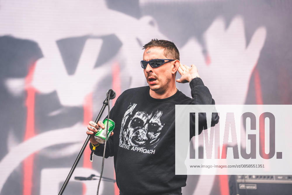 Viagra Boys live at Northside 2026 Aarhus, Denmark. 06th, June 2026. The Swedish punk band Viagra Boys performs a live concert during the Danish music festival Northside 2026 in Aarhus. Here vocalist Sebastian Murphy is seen live on stage. Denmark, Aarhus