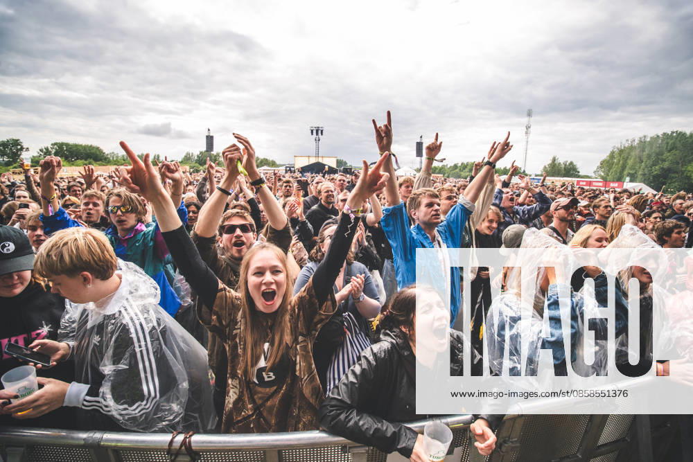 Viagra Boys live at Northside 2026 Aarhus, Denmark. 06th, June 2026. Festival goers seen at a live concert with the Swedish punk band Viagra Boys during the Danish music festival Northside 2026 in Aarhus. Denmark, Aarhus