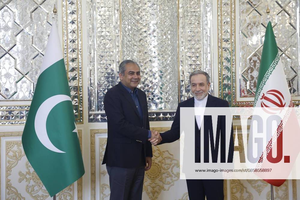 Abbas Araghchi - Mohsin Naqvi meeting in Tehran TEHRAN, IRAN - JUNE 07: (---- - MANDATORY CREDIT - IRANIAN FOREIGN MINISTRY HANDOUT - NO MARKETING NO ADVERTISING CAMPAIGNS - DISTRIBUTED AS A SERVICE TO CLIENTS----) Iranian Foreign Minister Abbas Araghchi meets with Pakistani Interior Minister Mohsin Naqvi in Tehran, Iran on June 07, 2026. Iranian Foreign Ministry Handout Anadolu Tehran Iran. Editorial use only. Please get in touch for any other usage.