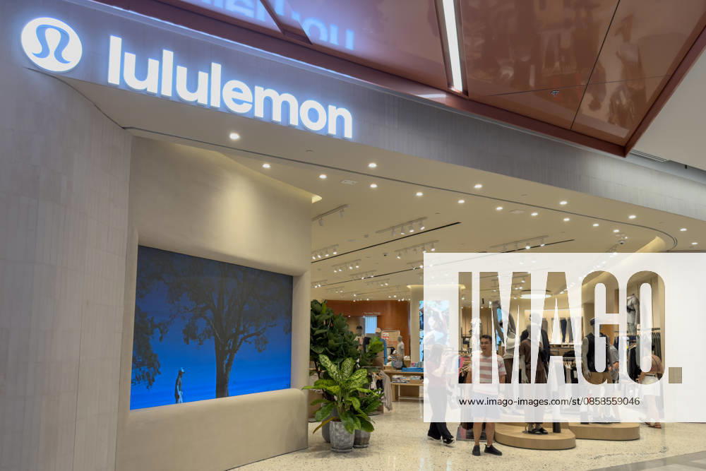 A branch of Lululemon, an Canadian sports brand, is at the Central Park shopping mall. Bangkok THailand - ZUMAw151 20260607_zip_w151_012