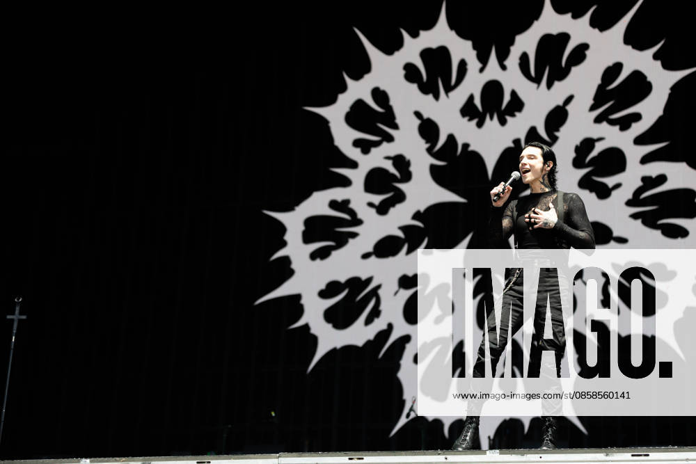 Andy Biersack singing during the performance of the US rock band Black Veil Brides as part of the Rock am Ring 2026 festival at the Nürburgring Nürburg Rock am Ring Rheinland Pfalz Germany