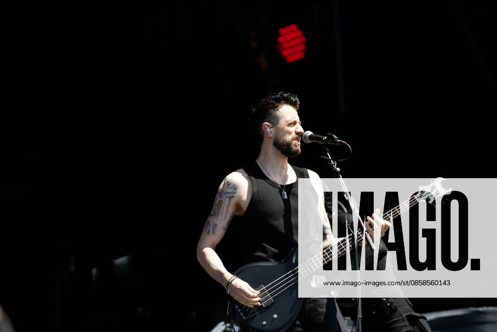Lonny Eagleton bass, vocals during the performance of the US rock band Black Veil Brides as part of the Rock am Ring 2026 festival at the Nürburgring Nürburg Rock am Ring Rheinland Pfalz Germany