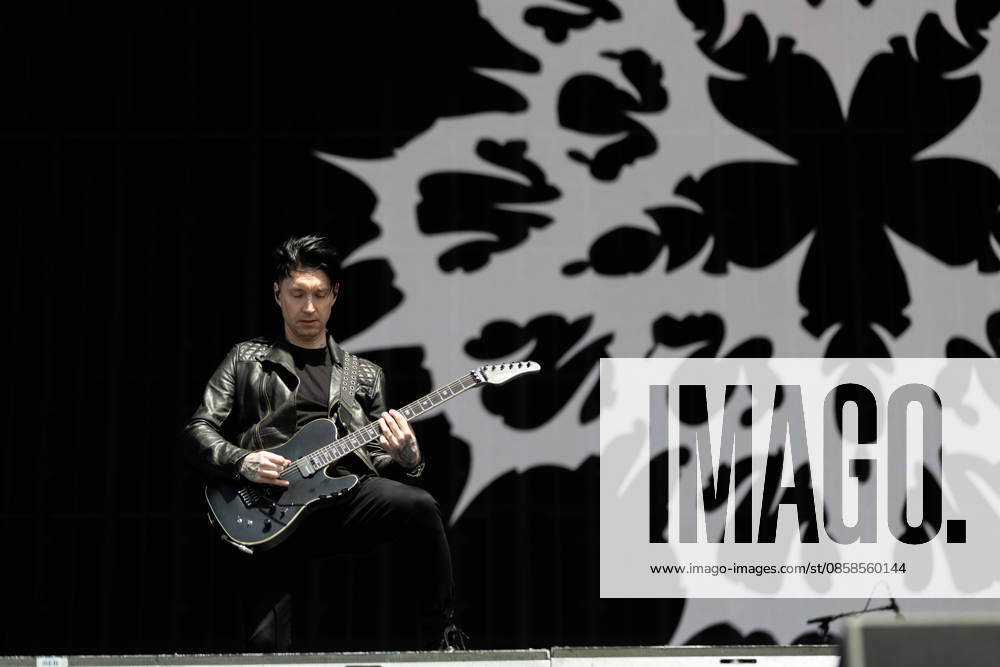 Jake Pitts guitar during the performance of the US rock band Black Veil Brides as part of the Rock am Ring 2026 festival at the Nürburgring Nürburg Rock am Ring Rheinland Pfalz Germany
