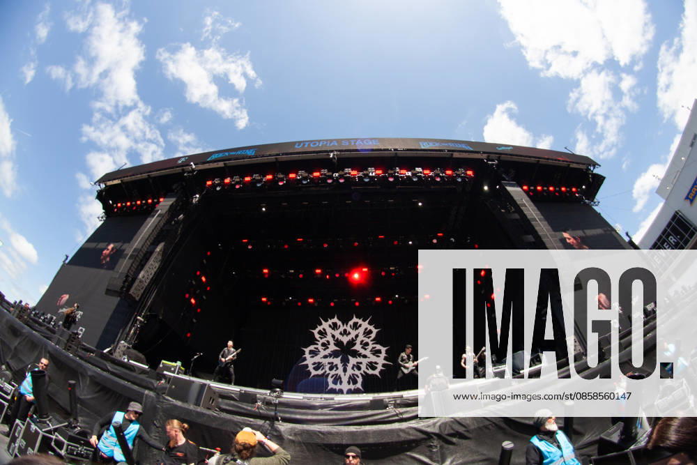 The Utopia Stage during the performance of the US rock band Black Veil Brides as part of the Rock am Ring 2026 festival at the Nürburgring Nürburg Rock am Ring Rheinland Pfalz Germany