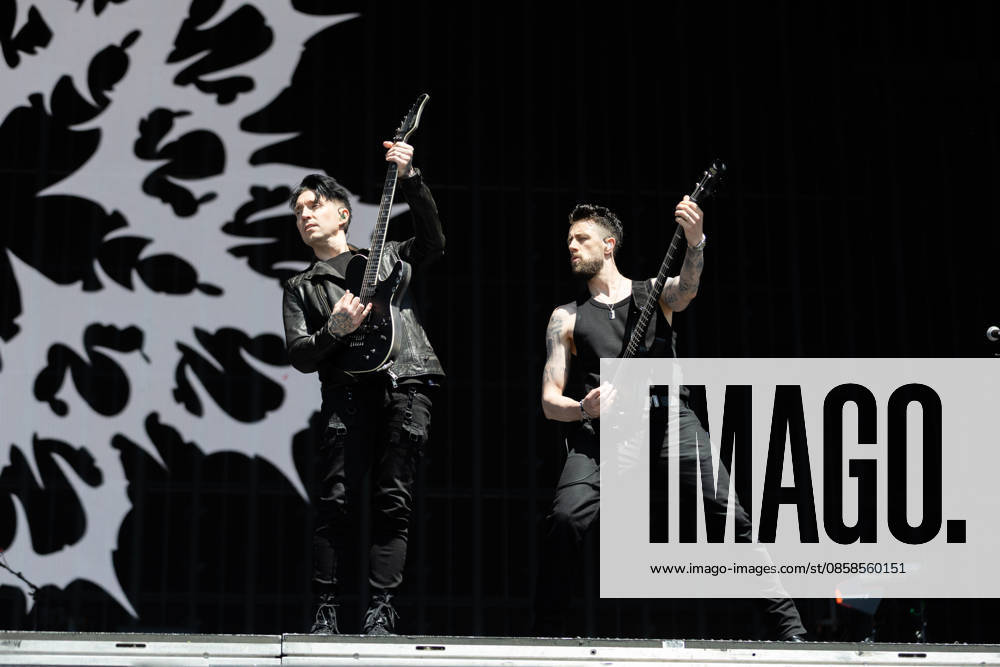 Jake Pitts guitar and Lonny Eagleton bass, vocals during the performance of the US rock band Black Veil Brides as part of the Rock am Ring 2026 festival at the Nürburgring Nürburg Rock am Ring Rheinland Pfalz Germany