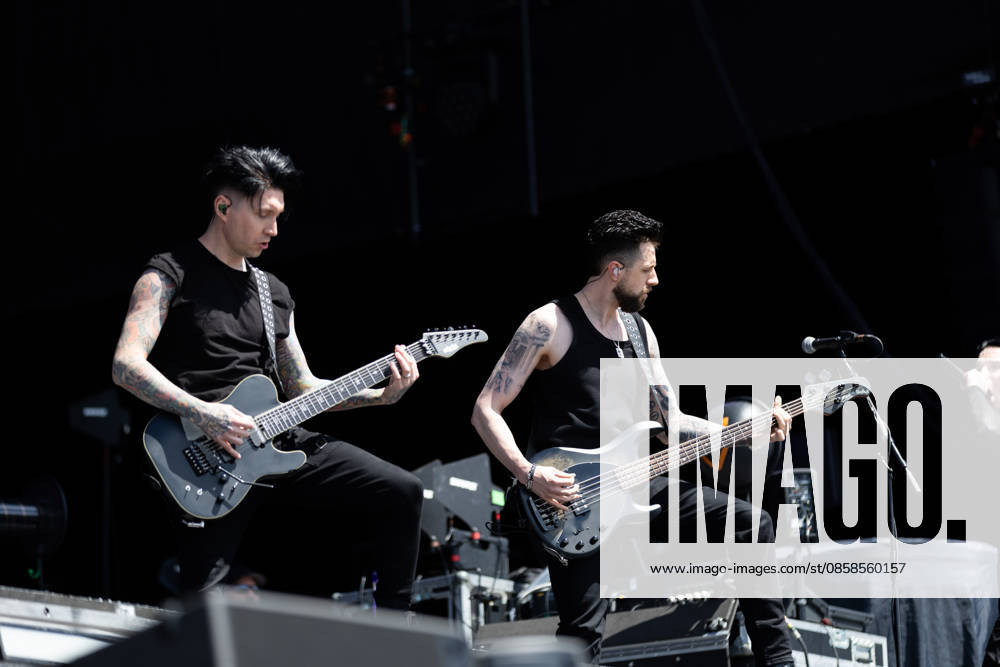 Jake Pitts guitar and Lonny Eagleton bass, vocals during the performance of the US rock band Black Veil Brides as part of the Rock am Ring 2026 festival at the Nürburgring Nürburg Rock am Ring Rheinland Pfalz Germany