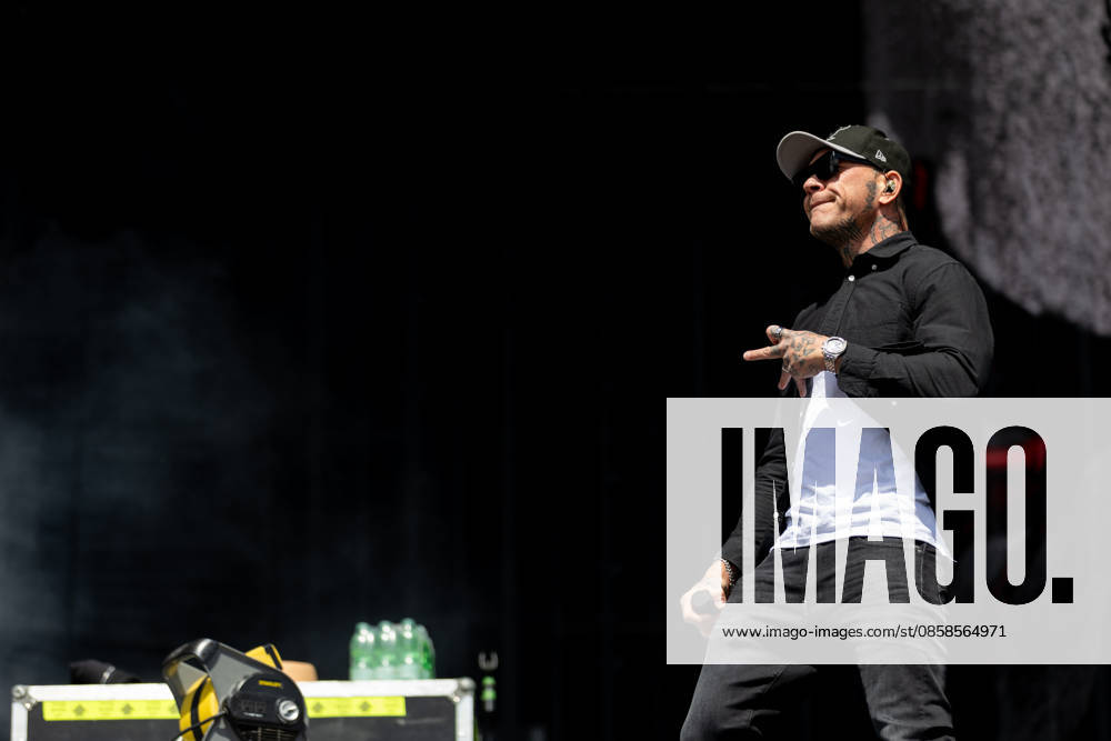 Members during the performance of the US rap rock band Hollywood Undead as part of the Rock am Ring 2026 festival at the Nürburgring Nürburg Rock am Ring Rheinland Pfalz Germany