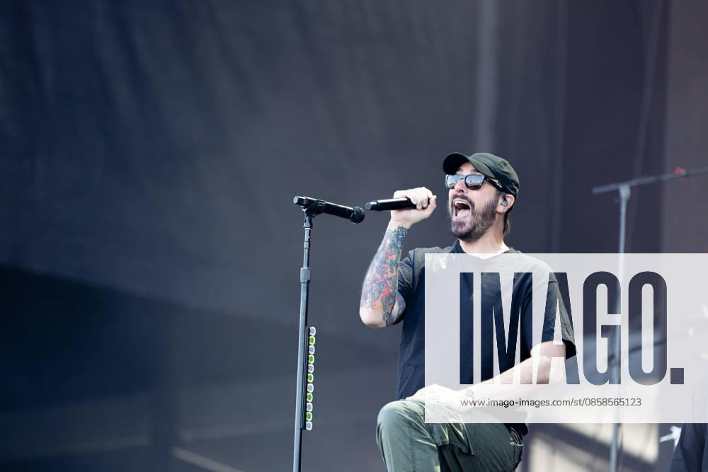 Benjamin Burnley vocals, guitar during the performance of the US rock band Breaking Benjamin as part of the Rock am Ring 2026 festival at the Nürburgring Nürburg Rock am Ring Rheinland Pfalz Germany