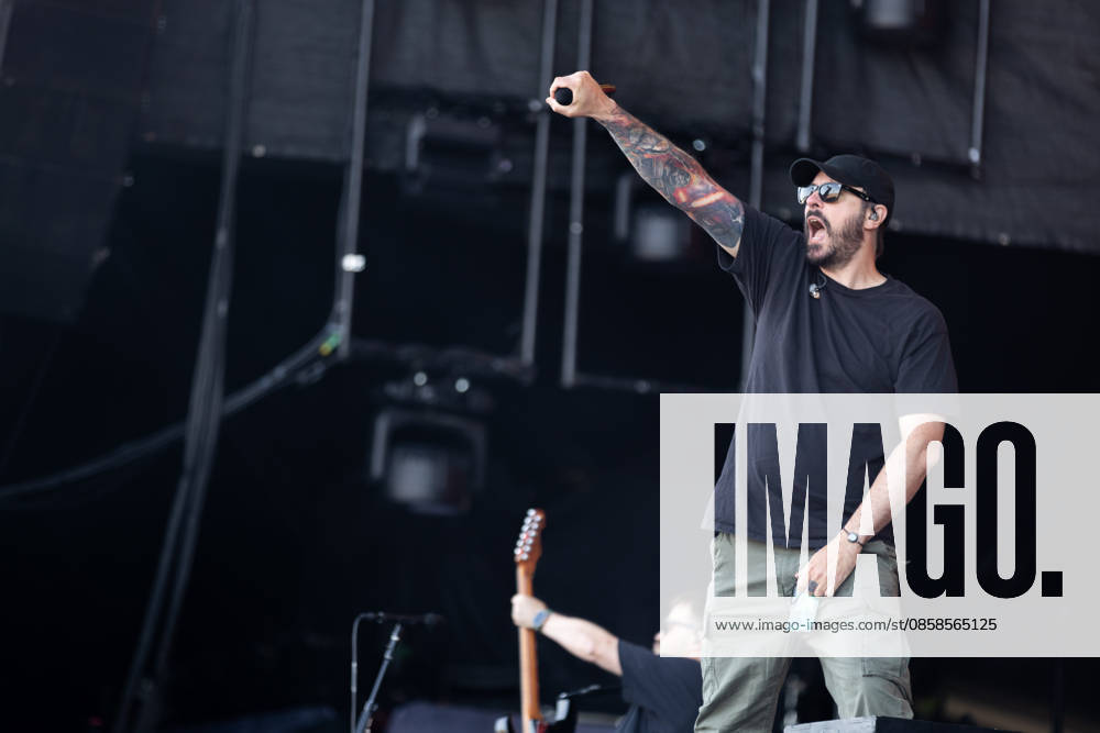 Benjamin Burnley vocals, guitar during the performance of the US rock band Breaking Benjamin as part of the Rock am Ring 2026 festival at the Nürburgring Nürburg Rock am Ring Rheinland Pfalz Germany