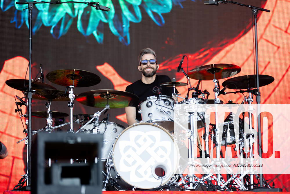 Shaun Foist drums during the performance of the US rock band Breaking Benjamin as part of the Rock am Ring 2026 festival at the Nürburgring Nürburg Rock am Ring Rheinland Pfalz Germany