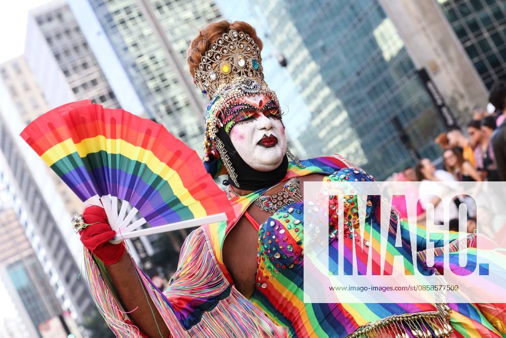 30th edition of the Sao Paulo LGBT+ Pride Parade 30th edition of the Sao Paulo LGBT+ Pride Parade. With the theme The street calls, the ballot box confirms, the event celebrates three decades of mobilization of the LGBTQIAPN+ community, on Paulista Avenue, in the central region of Sao Paulo, this Sunday, June 7, 2026. SAO PAULO SAO PAULO BRAZIL