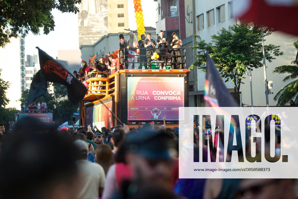 SaO PAULO, SP - 07.06.2026: 30 PARADA DO ORGULHO LGBT - The 30th LGBT+ Pride Parade took place this Sunday (7), in Sao Paulo, with the theme The street calls. The ballot box confirms. x2958042x VincentxBosson
