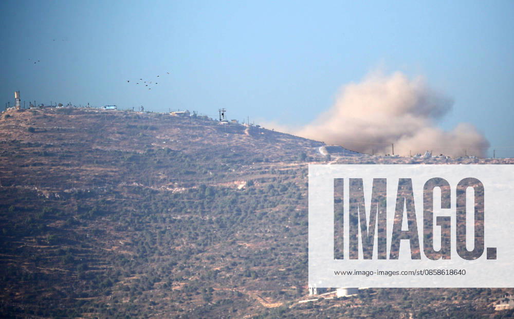 Smoke rises from the Israeli settlement of Itamar in the West Bank, near Nablus, after missiles were launched from Iran toward Israel. Sirens sounded in several areas of northern Israel, Jerusalem, and Jewish settlements in the West Bank following the missile attack from the Islamic capital, Iran. Nablus Palestine - ZUMAs197 20260608_aaa_s197_001