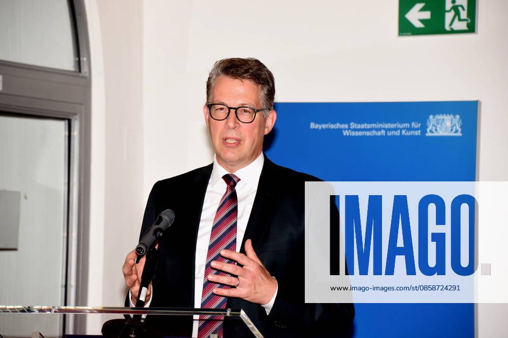 Minister of Science and the Arts Markus Blume Munich 09 06 2026 Salvatorplatz Bavarian State Ministry of Science and the Arts Announcement of the new presidency of the Bavarian Theater Academy August Everding Photo Bern Lindenthaler Munich