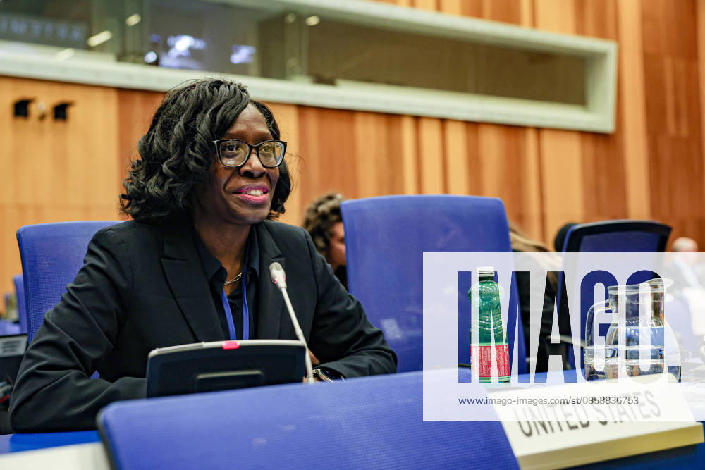 LAKIESHA HAWKINS, Acting Deputy Associate Administrator for NASAâ€⠢s Exploration Systems Development Mission Directorate, speaks during the opening day of the 69th session of COPUOS. HAWKINS discussed NASAâ€⠢s Artemis campaign, including the planned Artemis III and Artemis IV missions, highlighting international cooperation, the role of UNOOSA and future human exploration of the Moon. New York USA - ZUMAo116 20260610_znp_o116_001