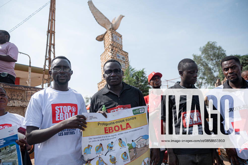 Demokratik Kongo Cumhuriyeti nde, Ebola salginina karsi farkindalik konvoyu BUNIA, DEMOCRATIC REPUBLIC OF THE CONGO - JUNE 10: Motorcycle riders take part in an awareness convoy organized by the World Health Organization (WHO) to educate the public about the Ebola virus in Bunia, Ituri province, Democratic Republic of the Congo, on June 10, 2026. Wearing t-shirts that read Stop Ebola in English and carrying banners with preventive health measures, the Congolese riders paraded through the city streets to raise community awareness amidst a recent outbreak of the Ebola strain. Stringer Anadolu Bunia Democratic Republic of the Congo. Editorial use only. Please get in touch for any other usage.