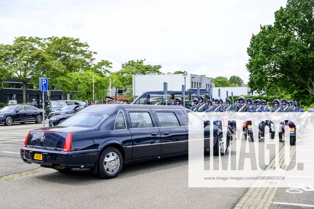 Sittard, The Netherlands, 2026-06-11 12:56:52 SITTARD, 11-06-2026, VISTA college At the invitation of His Majesty King Willem Alexander and Queen Maxima, the Federal President of Germany, Frank-Walter Steinmeier, is paying a state visit to the Netherlands. He is accompanied by his wife, Elke Büdenbender. PHOTO: NLBeeld Patrick van Emst In the photo: King Willem Alexander, together with the Federal President and Mrs. Büdenbender, is visiting VISTA college in Sittard, the regional secondary vocational education institution. Together with the Minister of the Interior and Kingdom Relations, Pieter Heerma, they are engaging in discussions with students, teachers, and staff regarding cross-border cooperation between the Netherlands and Germany