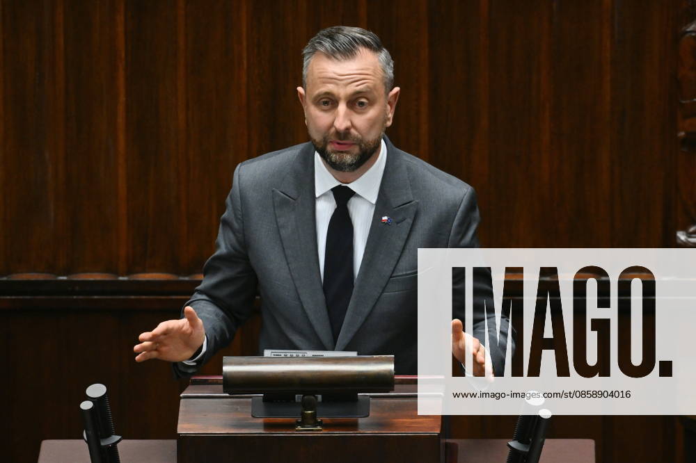WARSZAWA SEJM RP Warsaw 10 06 2026 59th session of the Sejm of the 10th term - Polish Parliament DEBATA I GLOSOWANIE NAD WOTUM NIEUFNOSCI DLA MINISTRA MSWIA MARCINA KIERWINSKIEGO DEBATE AND VOTE ON THE NO-CONFIDENCE MOTION FOR THE MINISTER OF THE INTERIOR MARCIN KIERWINSKI N Z WLADYSLAW KOSINIAK KAMYSZ FOT DAMIAN BURZYKOWSKI NEWSPIX.PL NEWSPIX.PL --- newspix.pl