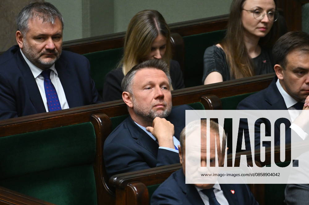 WARSZAWA SEJM RP Warsaw 10 06 2026 59th session of the Sejm of the 10th term - Polish Parliament DEBATA I GLOSOWANIE NAD WOTUM NIEUFNOSCI DLA MINISTRA MSWIA MARCINA KIERWINSKIEGO DEBATE AND VOTE ON THE NO-CONFIDENCE MOTION FOR THE MINISTER OF THE INTERIOR MARCIN KIERWINSKI N Z DONALD TUSK WLADYSLAW KOSINIAK KAMYSZ MARCIN KIERWINSKI WALDEMAR ZUREK RZAD FOT DAMIAN BURZYKOWSKI NEWSPIX.PL NEWSPIX.PL --- newspix.pl