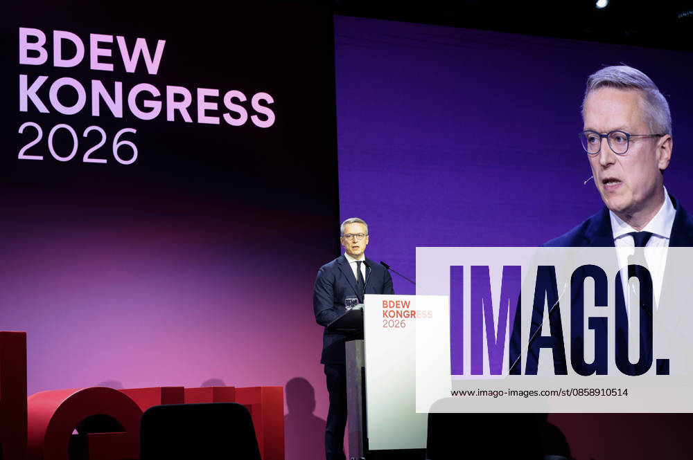 Karsten Wildberger at the BDEW Congress 2026 in the Berlin Station, 11 06 2026 Foto:xR.xSchmiegeltx xFuturexImagex bdew_6614