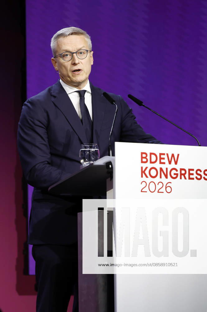 Karsten Wildberger at the BDEW Congress 2026 in the Berlin Station, 11 06 2026 Foto:xR.xSchmiegeltx xFuturexImagex bdew_6619
