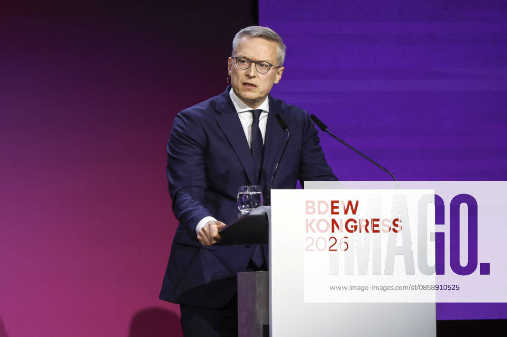 Karsten Wildberger at the BDEW Congress 2026 in the Berlin Station, 11 06 2026 Foto:xR.xSchmiegeltx xFuturexImagex bdew_6621