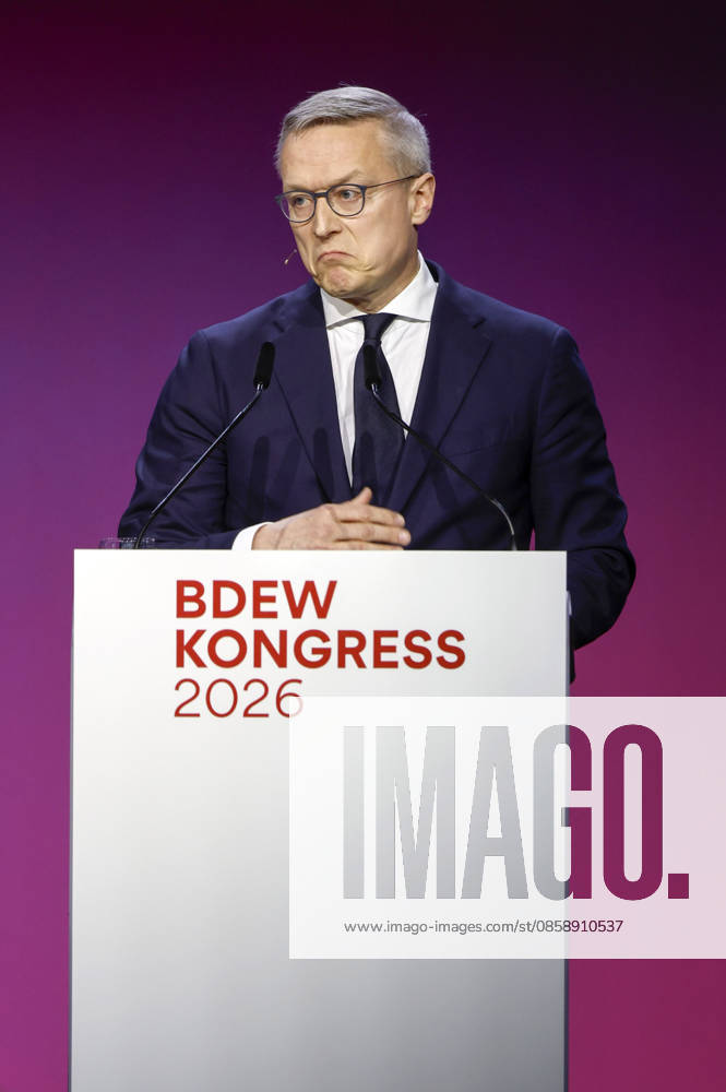 Karsten Wildberger at the BDEW Congress 2026 in the Berlin Station, 11 06 2026 Foto:xR.xSchmiegeltx xFuturexImagex bdew_6626
