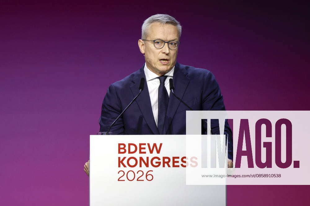 Karsten Wildberger at the BDEW Congress 2026 in the Berlin Station, 11 06 2026 Foto:xR.xSchmiegeltx xFuturexImagex bdew_6627