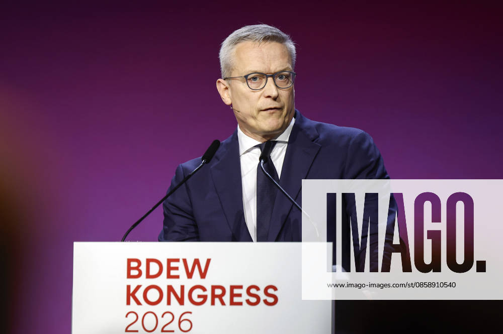 Karsten Wildberger at the BDEW Congress 2026 in the Berlin Station, 11 06 2026 Foto:xR.xSchmiegeltx xFuturexImagex bdew_6628