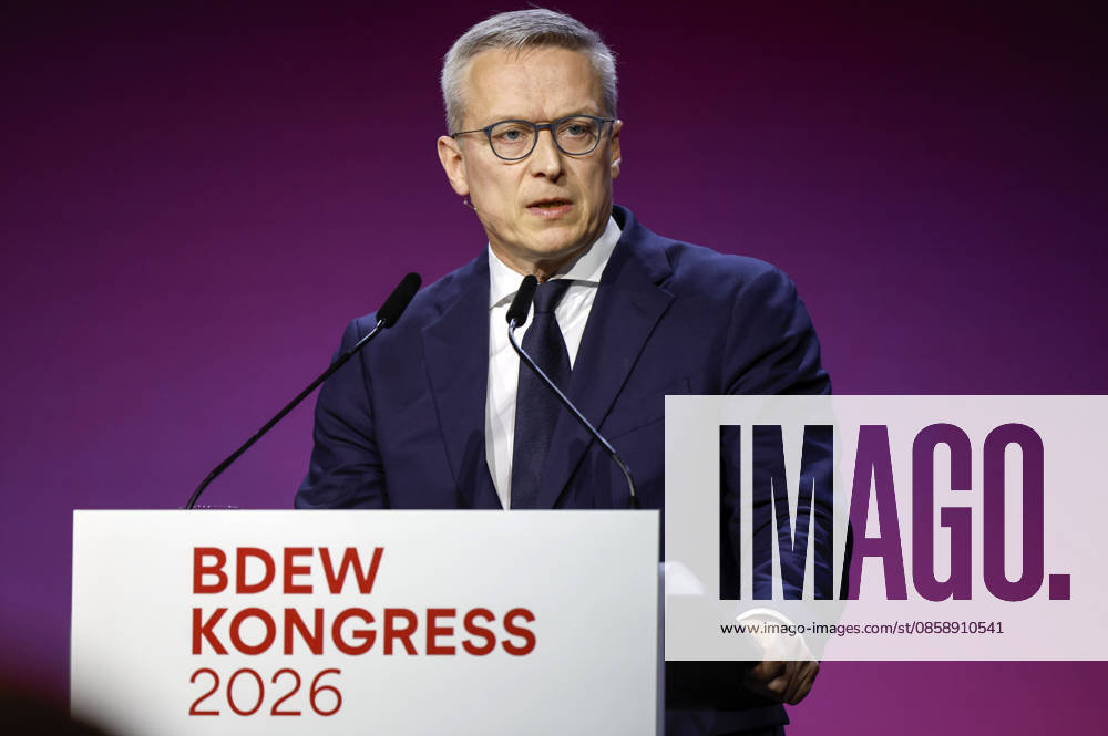 Karsten Wildberger at the BDEW Congress 2026 in the Berlin Station, 11 06 2026 Foto:xR.xSchmiegeltx xFuturexImagex bdew_6629