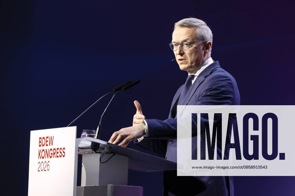 Karsten Wildberger at the BDEW Congress 2026 in the Berlin Station, 11 06 2026 Foto:xR.xSchmiegeltx xFuturexImagex bdew_6631