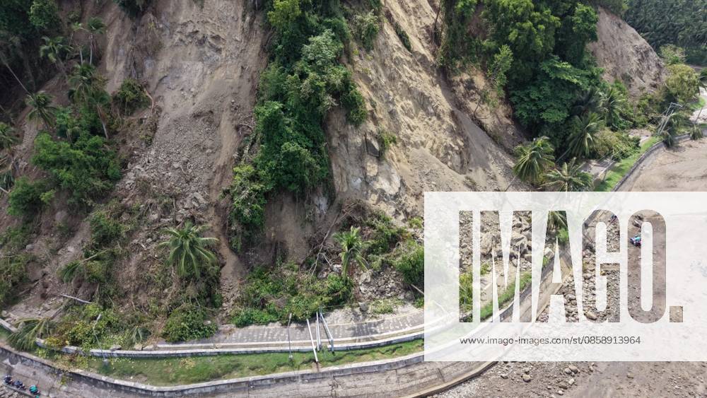 (260611) -- GENERAL SANTOS CITY, June 11, 2026 -- This photo taken on June 11, 2026 shows a blocked road after a major landslide triggered by an earthquake, in Sarangani Province, the Philippines. At least 47 people were killed, 31 missing and 688 injured after a magnitude 7.8 earthquake struck off the southern coast of Mindanao, the Philippines, on Monday, said the National Disaster Risk Reduction and Management Council (NDRRMC) on Thursday. (Str Xinhua) PHILIPPINES-SARANGANI PROVINCE-EARTHQUAKE-AFTERMATH RouellexUmali