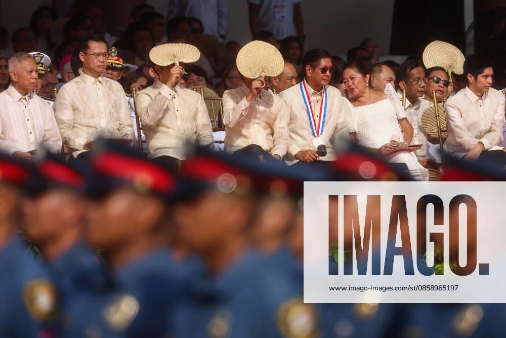 Philippines holds military parade to mark 128th Independence Day MANILA, PHILIPPINES - JUNE 12: Philippine President Ferdinand Bongbong Romualdez Marcos and other senior officials inspect a military parade marking the 128th anniversary of Independence Day, in Manila, Philippines, on June 12, 2026. The military parade, which is consisted of the Air Force, Army and Navy and other forces, features different weapons and military assets, including the Israel-made The SPYDER Surface-to-air Missile Systems and Sabrah light tanks. It comes at a time of heightened tensions between Beijing and Manila in the South China Sea. Daniel Ceng Anadolu Manila Philippines. Editorial use only. Please get in touch for any other usage.