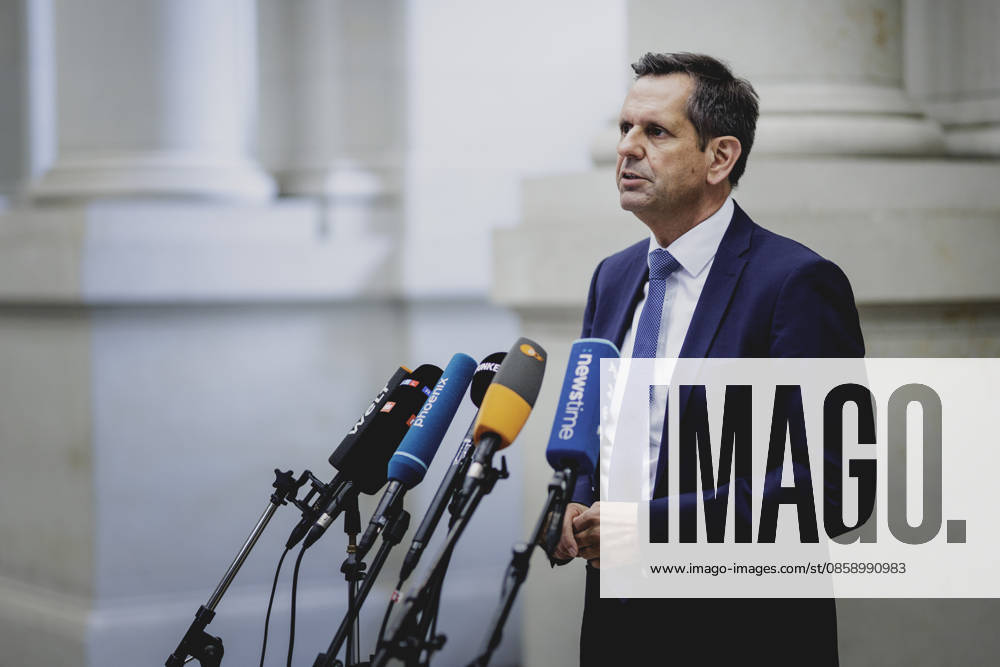 Olaf Lies, Minister President of Lower Saxony, recorded during a press statement before the Bundesrat meeting in Berlin, 12 06 2026 Berlin Germany