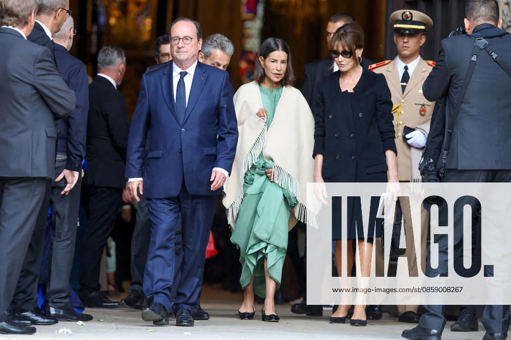 François Hollande, Princess Lalla Meryem, Carla Bruni at the funeral of B Chirac in the Sainte Clotilde Basilica in Paris 7th arrondissement on June 12, 2026 The former first lady of France died on June 5, 2026 at the age of 93 Jacovides Liewig Bestimage The funeral of B Chirac in the Sainte Clotilde Basilica in Paris 7th arrondissement on June 12, 2026 The former first lady of France died on June 5, 2026 at the age of 93 Paris France