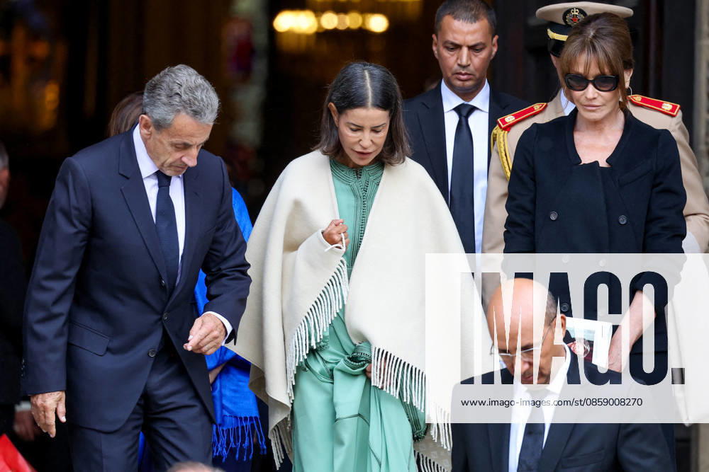 Nicolas Sarkozy, Princess Lalla Meryem, Carla Bruni at the funeral of B Chirac in the Sainte Clotilde Basilica in Paris 7th arrondissement on June 12, 2026 The former first lady of France died on June 5, 2026 at the age of 93 Jacovides Liewig Bestimage The funeral of B Chirac in the Sainte Clotilde Basilica in Paris 7th arrondissement on June 12, 2026 The former first lady of France died on June 5, 2026 at the age of 93 Paris France