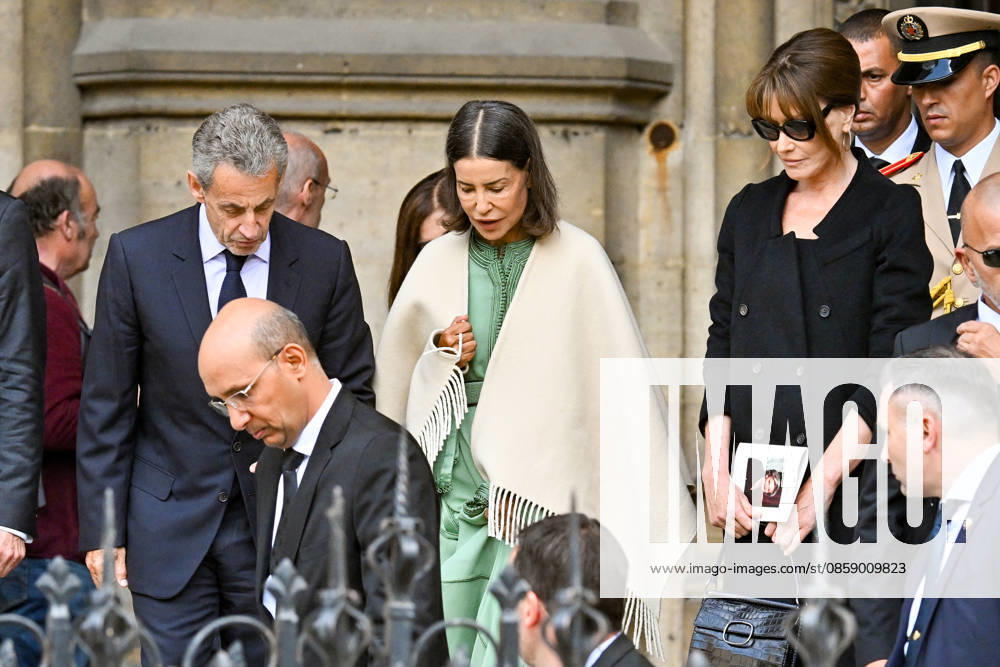 Nicolas Sarkozy, Princess Lalla Meryem, and Carla Bruni at the funeral of B Chirac in the Sainte Clotilde Basilica in Paris 7th arrondissement on June 12, 2026 The former first lady of France died on June 5, 2026 at the age of 93 Jacovides Liewig Bestimage The funeral of B Chirac in the Sainte Clotilde Basilica in Paris 7th arrondissement on June 12, 2026 The former first lady of France died on June 5, 2026 at the age of 93 Paris France