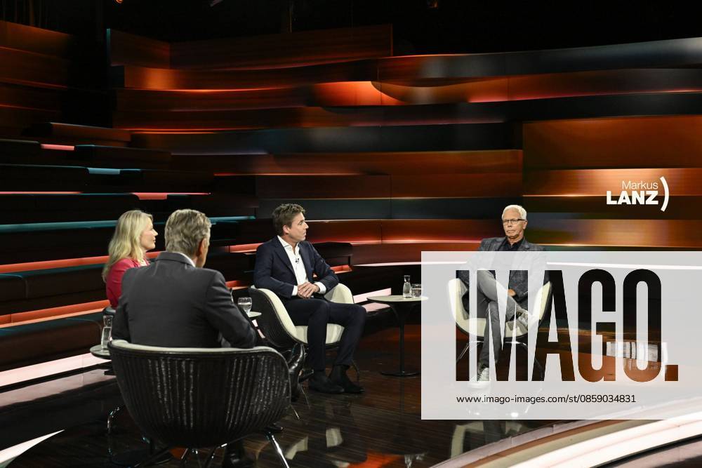 Talk round at Markus Lanz , ZDF 06 26 her Annett Meiritz, Markus Lanz, Markus Feldenkirchen and Thomas Kistner f li on